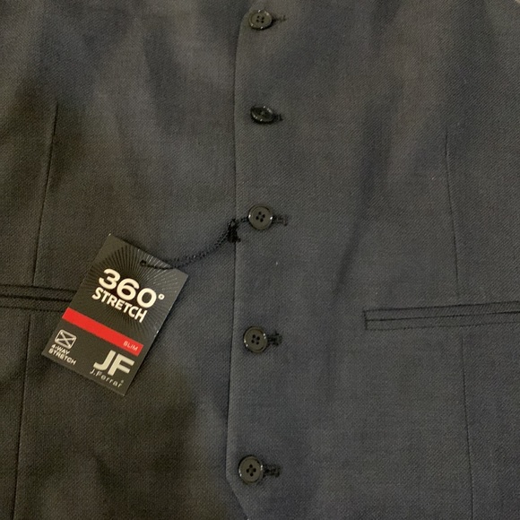 BRAND NEW Mens Gray & Black Vest - J. Ferrar Size Small - Picture 2 of 10